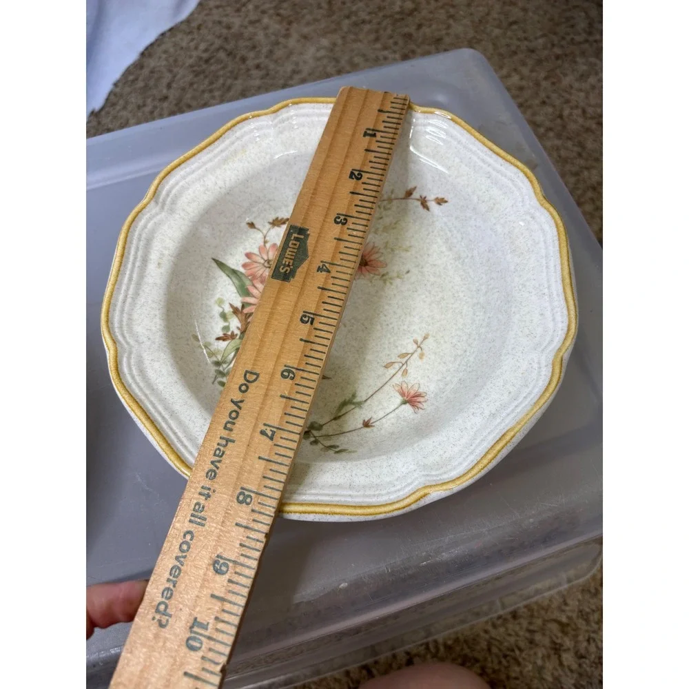 Vintage Mikasa Field Bouquet EB 805 Soup Salad Bowls Set of 2  8.25in